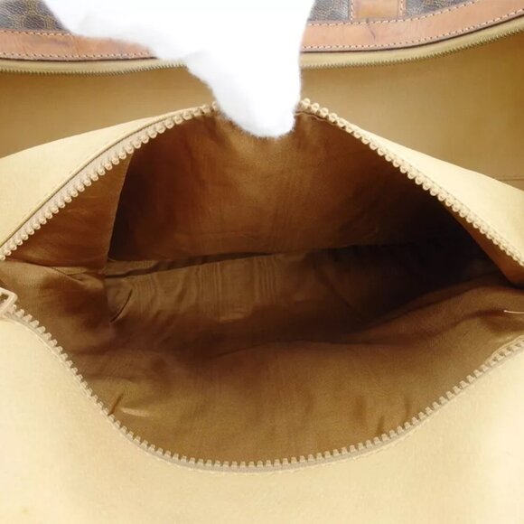 CELINE Boston bag macadam PVC ?~ leather Authentic - Picture 7 of 9